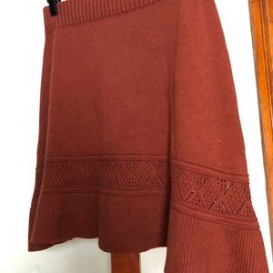 Prana knit mid thigh skirt